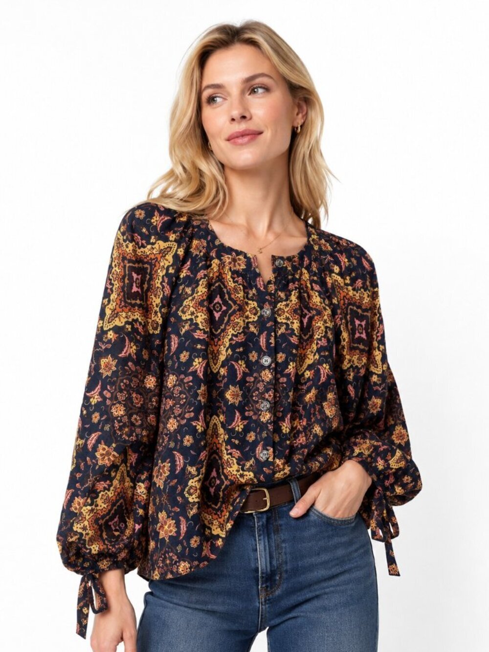 Anthropologie Kachel Aleksa Harvest Blouse